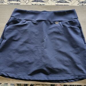 Greg Normam Pull On Navy Blue Women's Skort